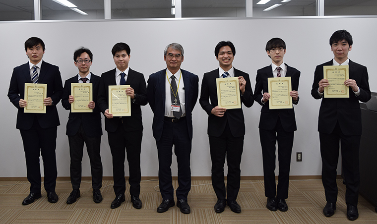 6名の優秀発表賞受賞者