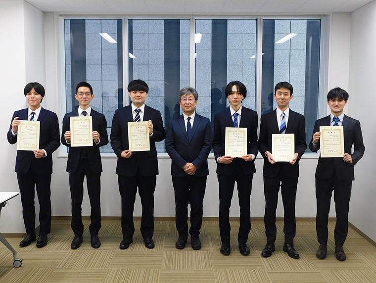 2025年度理工学部学術講演会優秀発表賞の表彰式を開催しました